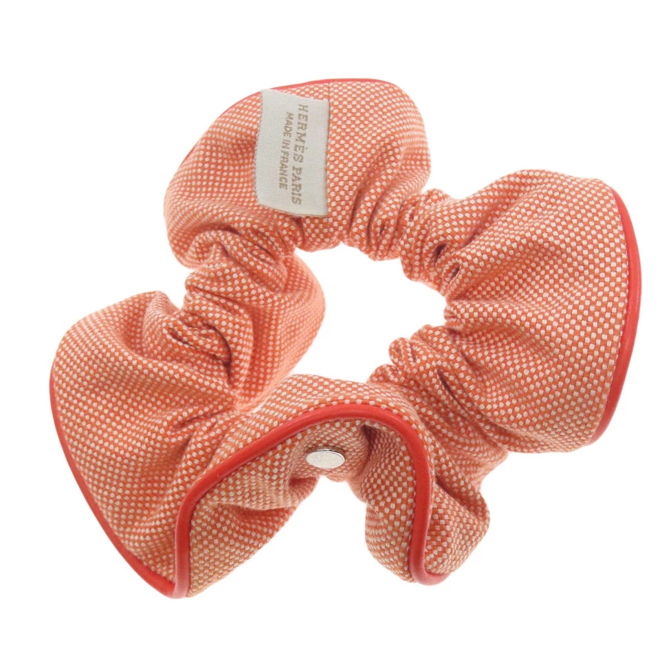 HERMES Scrunchie Claudia Accesorio para el Cabello Algodón Damas [Usado] Foto 2 de 4