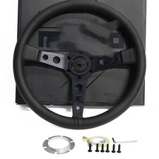 Momo Prototipo P5 Black Edition 350mm14inch Steering Wheel Genuine Pu Leather Momo Prototipo P5 Black Edition 350mm14inch Steering Wheel Genuine Pu Leather