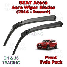 (16-19) Spazzole tergicristallo Seat Ateca Aero / tergicristalli anteriori lama piatta