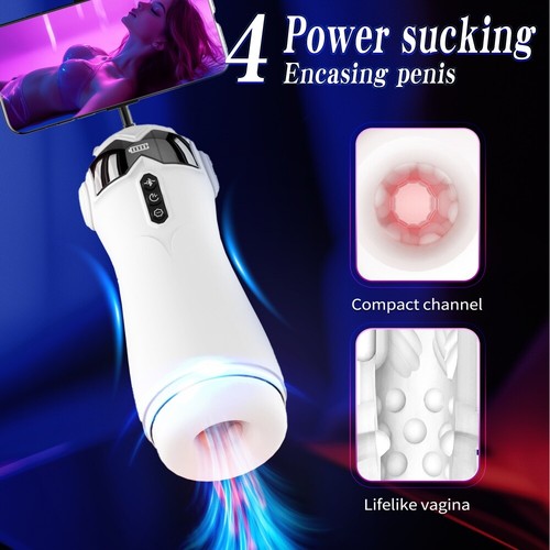 Masturbador Eléctrico Cup Mamada Automática para Hombre ¡NUEVO! - Imagen 8 de 16