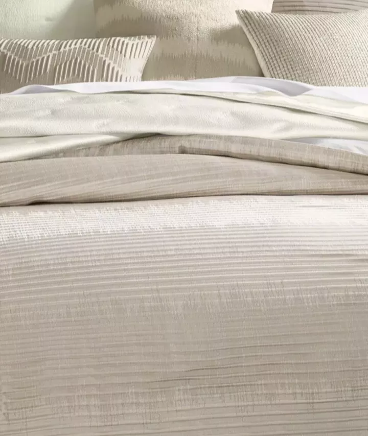 Edredón completo/queen a rayas Ikat Hotel Collection + 2 fundas estándar Foto 4 de 4