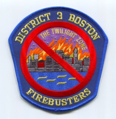 Boston Fire Department District 3 Patch Massachusetts MA