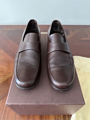 Louis Vuitton Men Size UK 8.5 US 9.5 Brown Leather Penny Loafer Dress Shoes Major Loafer - Men - Shoes | LOUIS VUITTON ® main image 3