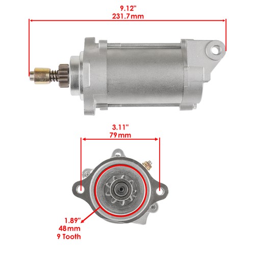 Starter for Ski-Doo Skandic 500 550 550F 2012 2013 2014 2015 - Picture 2 of 8