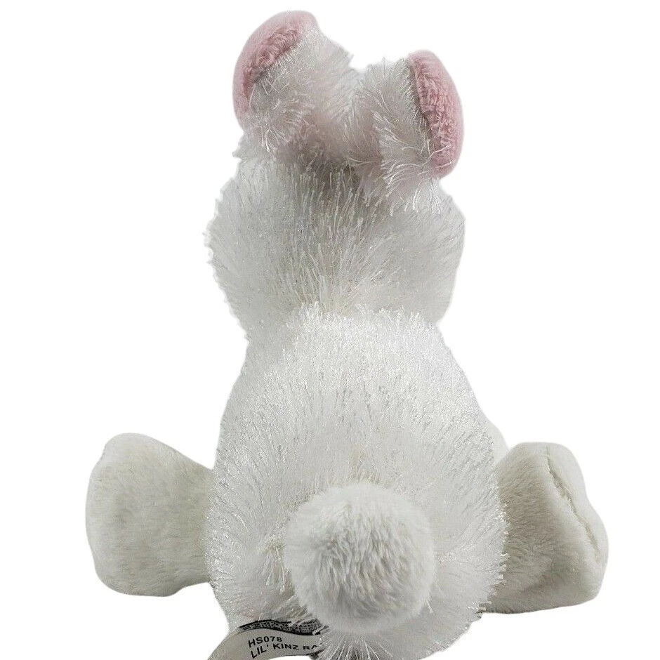 Ganz Webkinz Lil Kinz White Rabbit Plush Easter Bunny Stuffed Animal No Code - Image 3 of 4