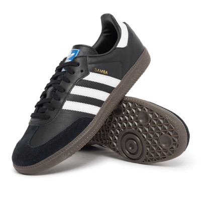 adidas Samba OG Black White Gum B75807 Men's Size New