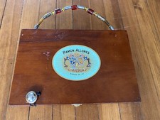 Cigar Box Purse Retro VINTAGE Dominican , Handmade Quality, Great Gift