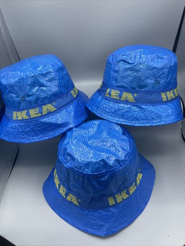 Set of 3 Limited Edition Brand New Official Trendy IKEA Bucket Hat