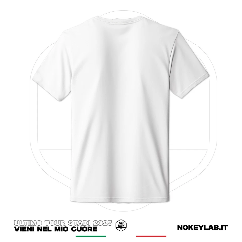 Maglietta Ultimo Vieni Nel Mio Cuore Tour 2025 Stadi | T-Shirt Concerto Musica - Imagen 2 de 4