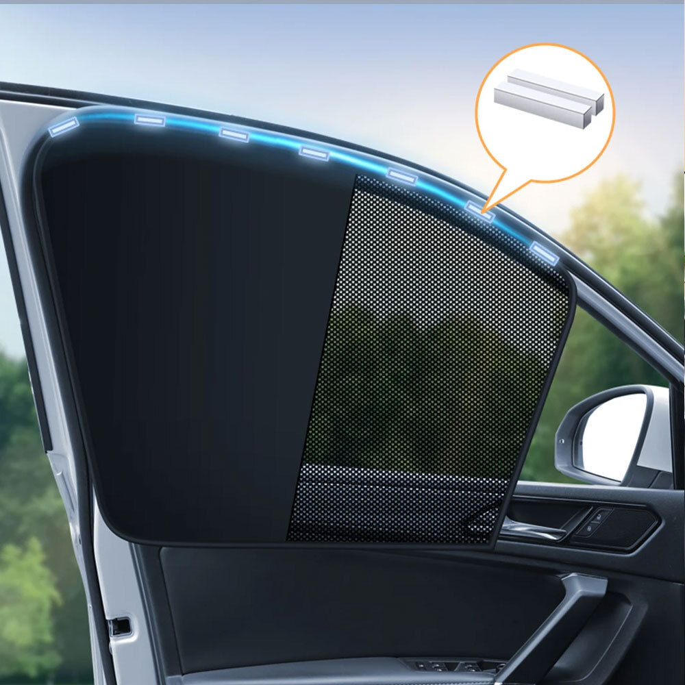 Magnetic Car Window Sun Shade for UV Protection and Light Blocking