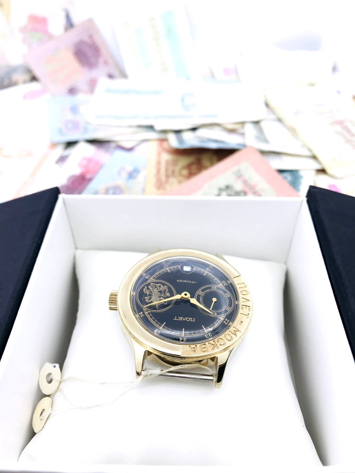 🔹 NEW Wristwatch Poljot Moscow 3105 Half 3133 Soviet USSR Wrist Watch