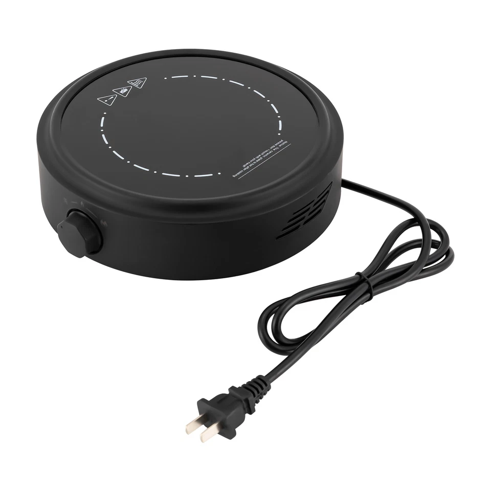 Mini fogão elétrico 700W 2 engrenagens botão fazendo chá café 752-932°F água de aquecimento - Imagem 3 de 4