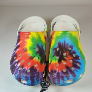 tie dye crocs womens size 9