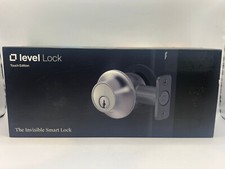 Level Lock Smart Lock Touch Edition Deadbolt Keyless Entry Matte Black "READ"