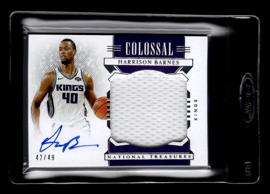 2019-20 Panini National Treasures Century Materials Harrison Barnes Jersey /49