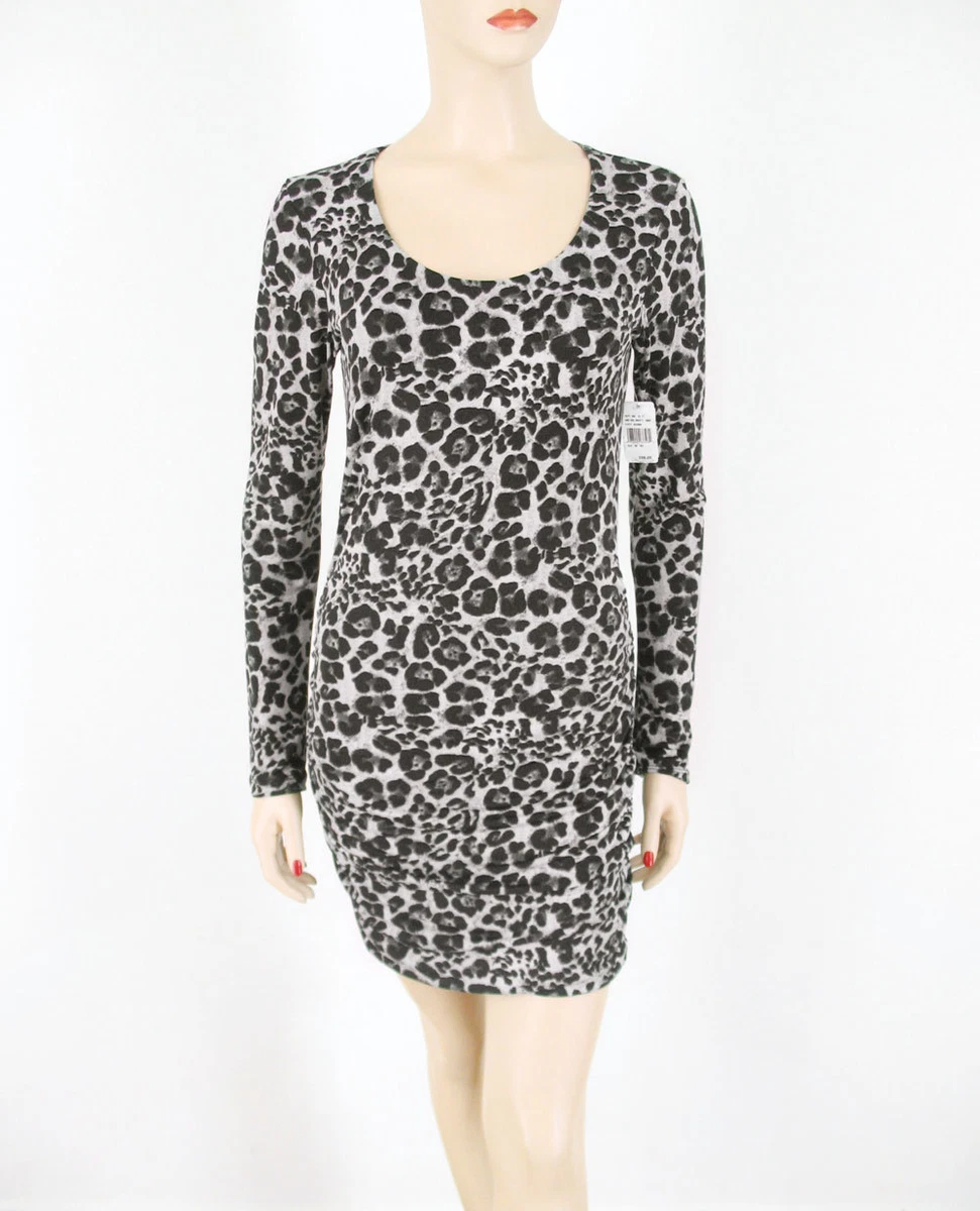 Aqua leopard print dress top
