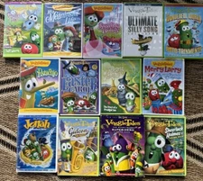 Veggie Tales DVD Lot of 18 Kids Collection Christian Values Bible Stories