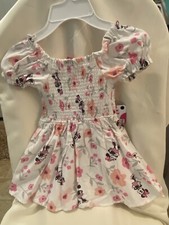 MINNIE MOUSE Smocked Cotton Dress For Little Princesses - Size 2T