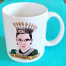 RUTH BADER GINSBURG Mug Novelty Funny Double Sided Cup The Notorious RBG
