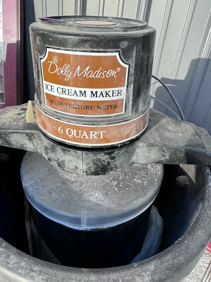 VTG 8485 Dolly Madison Electric Ice Cream Freezer Maker 6Qt Wood Eagle