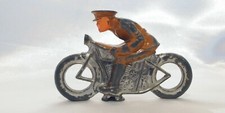 Vintage Barclay Manoil Motorcycle Toy Military Rider Indian Harley HD