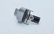New 18mm Solid Stainless Steel Replacement Deployment Buckle