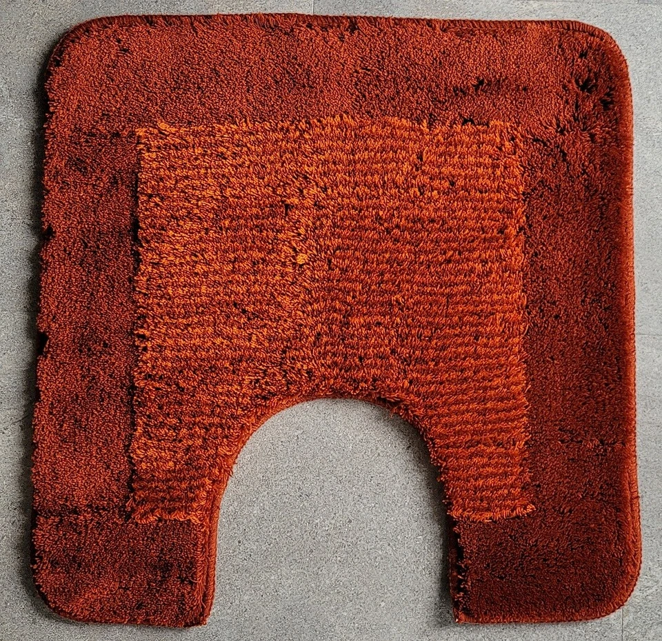 Simply Terra (Terra di Siena) WC-Vorleger WC-Matte mit Ausschnitt 55x55cm.  - Bild 2 von 4