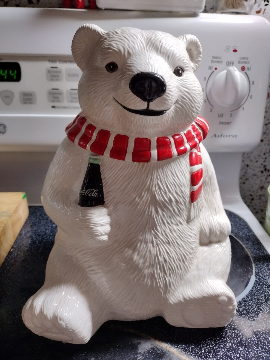 COCA COLA POLAR BEAR COOKIE JAR VINTAGE 1994 | eBay
