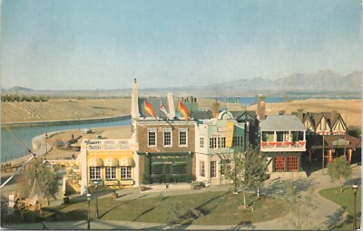 English Village Park, Aerial View, Lake Havasu City, Arizona - Unposted Postcard