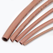 Wrap Sleeving Cable 2:1 Ratio Heatshrink  1mm   50mm Brown Heat Shrinkable Tube