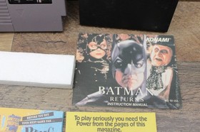 Vintage Batman Returns Nintendo NES In Box