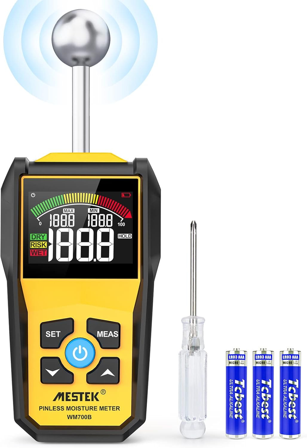 Misuratore Umidità Igrometro Professionale - Scansione Profonda 40mm