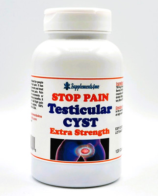 DON'T WORRY BE HAPPY ALPHA MALE TESTICULAR  CYST PAIN - 120 CAPS - MADE IN USA