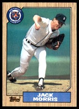 Jack Morris 1987 Topps #778 Detroit Tigers MLB READ FREE SHIPPING AutographDen