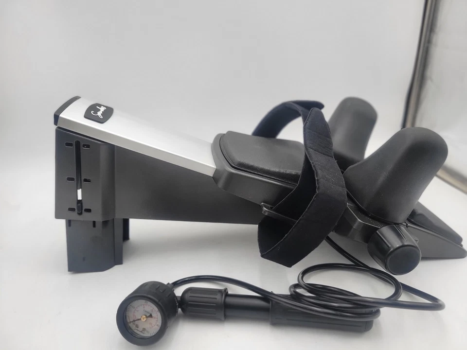 Dispositivo de tracción para el hogar Saunder cuello cervical con estuche de viaje nuevo modelo probado Foto 3 de 4