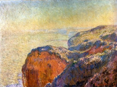 121 Claude Monet - On the cliffs, Dieppe 1897 - Giclée Fine Art