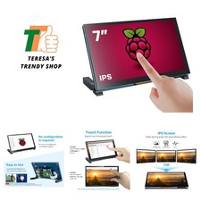 Elegant 7-Inch Capacitive Touchscreen for Raspberry Pi 800x480 Resolution