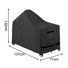 Outdoor Heavy Duty Grill Cover for XL Green Egg Table with Secure Drawstrings