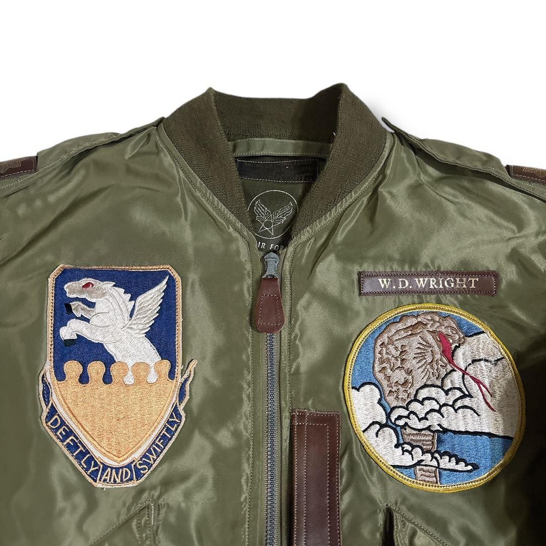 Buzz Rickson's L-2 Flight Jacket with Embroidered… - image 21