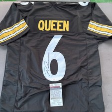 Patrick Queen Autographed Signed XL Custom Steelers Jersey-JSA Witnessed