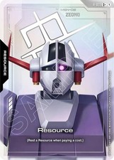 Zeong Resource Foil - R-033 C - NM - Gundam TCG Card Game