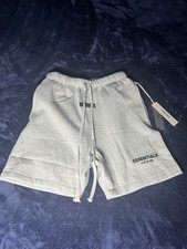 Essentials Men's Dark Oatmeal Shorts Fear of Gods, Size Small.