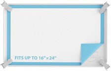 Pee Pad Holder, Soft Silicone Puppy Pad Holder Fits Up to 16" x 24" Pee Pads