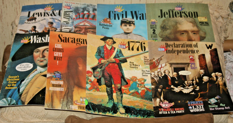 Kids Discover Magazine Lot - American Themed - 8 Books
