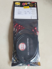 GSF 1200 Bandit KULT GV75A SPIEGLER STAHLFLEX vorne_hinten_Kupplung ROT / SW D78