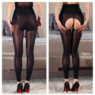 Smooth Footless Cropped Pantyhose Sheer Stockings Skiny Tights Up To 300lbs Neu