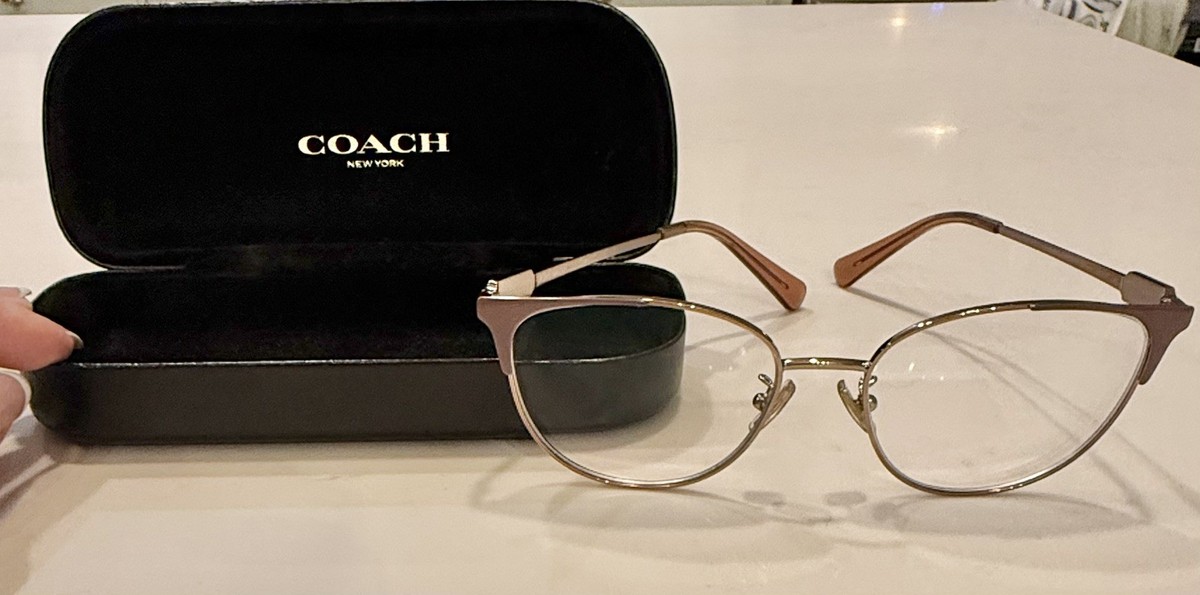 Coach HC5148 Rose Gold/Light Eggplant Cateye Frame Glasses 54x17 Coach HC5148 Eyeglasses | FramesDirect.com main image 2