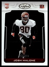 2017 Panini Certified Josh Malone Cincinnati Bengals #137