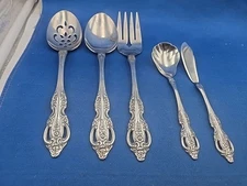 Lot of 5 Oneida RENOIR-PEMBROOKE Stainless Serving Pieces