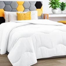 Lightweight Comforter Queen Size Duvet Insert White, All Season Duvet Insert ...